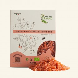 Fusilli Legunicum, pasta biologica di lenticchie e grano duro • Capoccia Bio